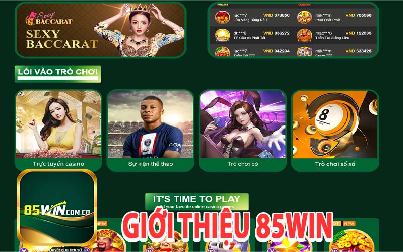 Giới thiệu 85Win